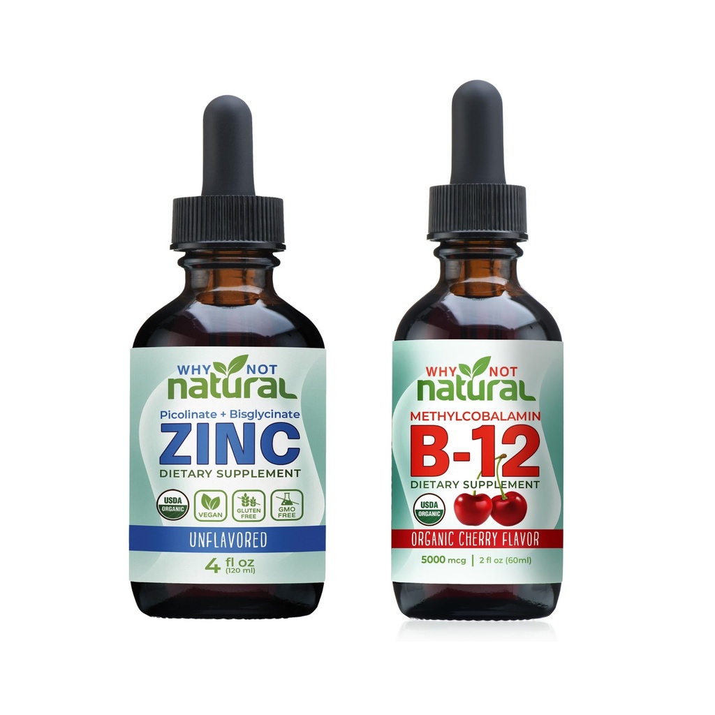 Organisk flydende zink og vitamin B12