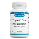 EuroMedica Thyreoideapleje - immunsundheds- og energistøtteformel - Nutritional Supplement med jod til thyreoideatilskud - Wellness Supplement med L- Tyrosin - 60 kapsler