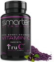 Smarter Raw Hel Food Vitamin C fra bær, Premium Antioxidanter, Bioflavonoider & Polyphenoler, 60 Veganske kapsler