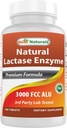 Bedste Naturals Hurtig fungerende Lactase Enzyme Tablet, 3000 Fcc Alu, 180 Greve (859375002900)