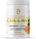 Motiv- 8, Greens Superfruit & Veggie Superfood Powder Supplement, Antioxidant, Fiber, Sugar- Free, 30 Servere (Tangerine, 30 Servere)