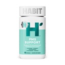 Habit PMS Support for Women (60 kapsler) - Understøtter Premenstruelle Symptomer & Stress, Hormone Balance, Mood, B Vitamin, D-vitamin, Chasteberry, Ashwagandha, Gluten- Free, Non- GMO (1 pakke)