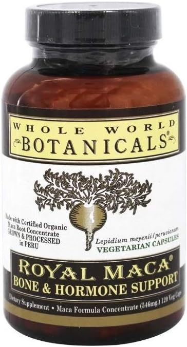 Hele verden Botanicals, Maca Bone Support, 120 Kapsler