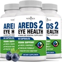 NEW AGE AREDS 2 Eye Vitamins - Lutein, Zeaxanthin, Bilberry, Astaxanthin Mineral Vision Supplement - 180 Count