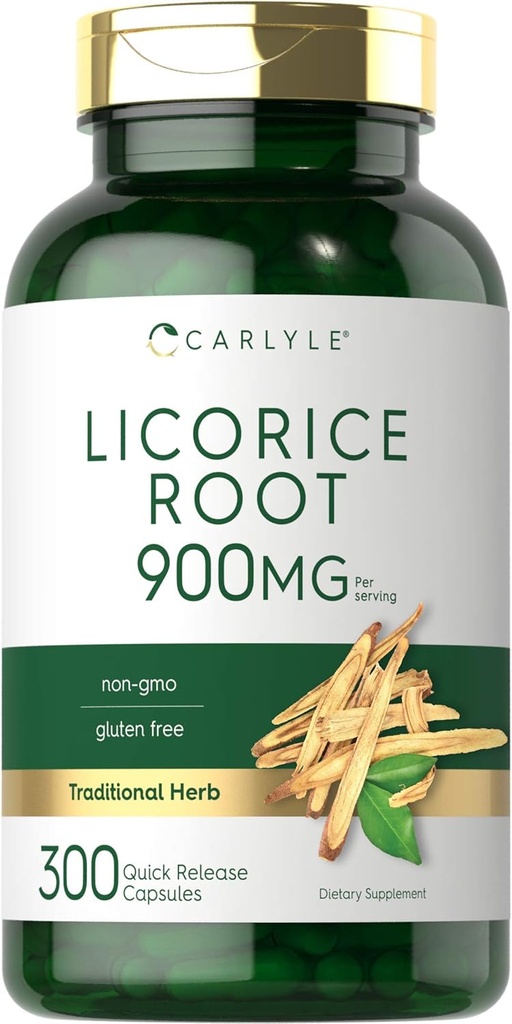 Carlyle lakrids Root Capsules 900mg
