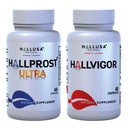 Hallusa Natural Hallprost Ultra & Halvigor 120 Cap - Kosttilskud til mænd - Pygeum, Græskar frø, Prostata Formel - Energitilskud