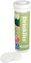 Drinklits Lemon Lime Electrolyte Tablets for Hydration | Great Taste - 0g Sugar - Essential Electrolytes - Daily Use | Single Tube (10 Tablets/Servings)