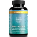 Primal Harvest Stress Relief supplement til kvinder og mænd Pure Ashwagandha Root Extract, L- Theanine kosttilskud, 30 kapsler