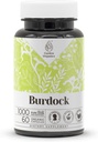 Burdock 60 Capsules Measures 124; High- Potency Herbal Kosttilskud Measures 124; Lavet med Vegetabilske Kapsler og Burdock (Arctium lappa) Tørret rod (60 Greve)