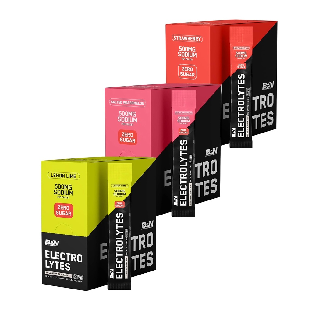 BARE YDEEVNE NETRITION BPN Electrolytes Go Packs Variety Pack Bundle