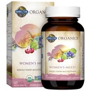 Organiske Multivitamin til Kvinder - Kvinder Multi med C-vitamin, D-vitamin, Folate, B6, B12, Biotin, Jern, Vegansk Hel Food Vitaminer til Kvinder, Energi, Hud, Nails, 60 tabletter