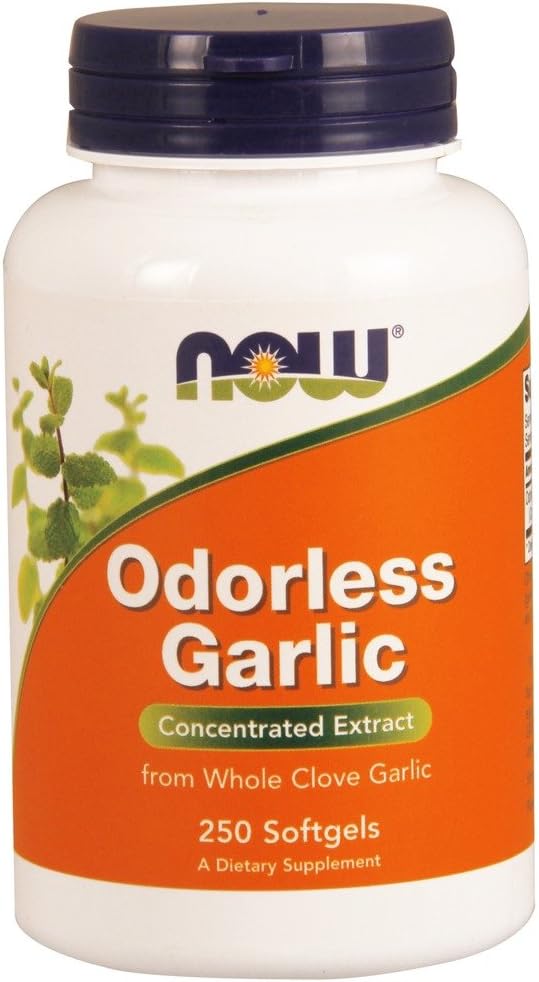 Nu fødevarer Odorless hvidløg Original 2500mg, 250 Gels