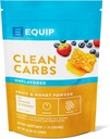 Equip fødevarer Clean Carbs ttesmå 124; 15 + Frugt og honning Superfood Powder ttesmå 124; Post Workout Recovery Powder 124; Antioxidanter, Carbohydrat Supplements 124; Immunity Support Carb Cleaner 124; 20 Serveringer, Unflavored