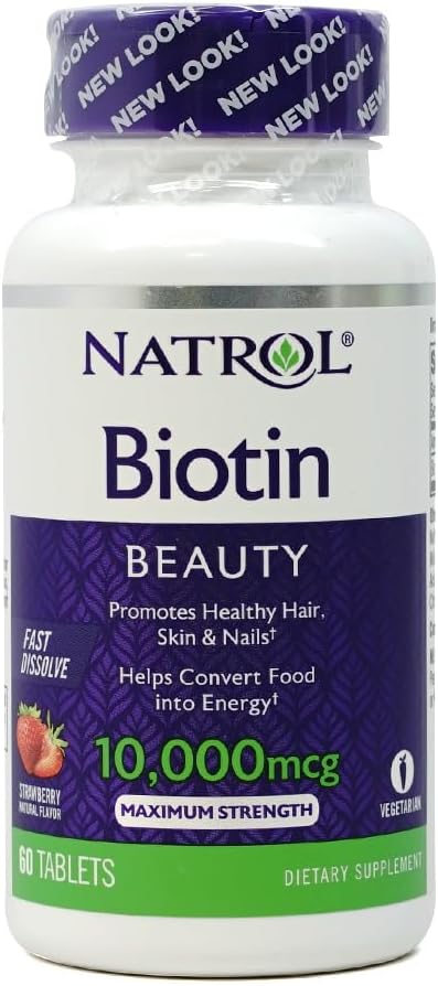 Biotin 10,000mcg Fast Dissoltion, 60 Greve (pakning med 4)