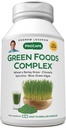 ANDREW LESSMAN Green Foods Complex 180 kapsler - Supplies Building Blocks for Sund Væv Vækst, Leverstøtte. 100 mg Hver af Barley Græs, Hvede Græs, Blå Grøn Alger, Chlorella, Spirulina