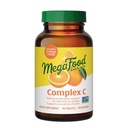 MegaFood Complex C - Vegansk immunforsvar supplement med C-vitamin 250 mg, Lavet med Real Food inclusive Orange, Cranberry & Brown Rice, Gluten- Free, Kosher - 90 tabletter, 90 servering