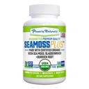 Power By Naturals SeaMoss Plus - USDA Organic Irish Sea Moss Capsules w / Wild Hartered Irish Seamoss, Bladderwrack & Burdock Root Immunity Supplement Sea Moss Pills til voksne 60Ct - 1 pakke
