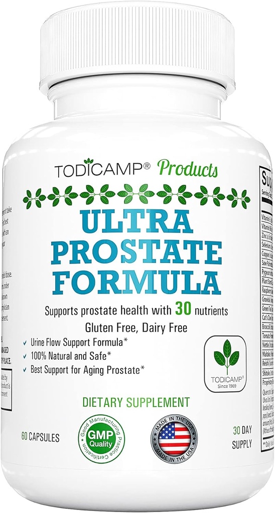 Prostata Support Support Formel med Saw Palmetto Extract og Bstige Control Complex - 30 dages forsyning