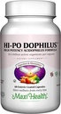 Maxi Health HI- PO Dophilus - højpotens Acidophilus Probiotika - 60 kapsler - Kosher