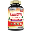 Kava Kava Supplement Uddrag Kapsler, 4 Måneder Tilgang med Ginkgo, Ashwagandha, Valerian - Afslapning Support - 120 Veganske Kapsler