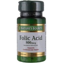 Naturens bounty folinsyre supplement, understøtter hjerte-kar-sundhed, 800mcg, Multi, ingen flavour, 750 greve, pakke med 3
