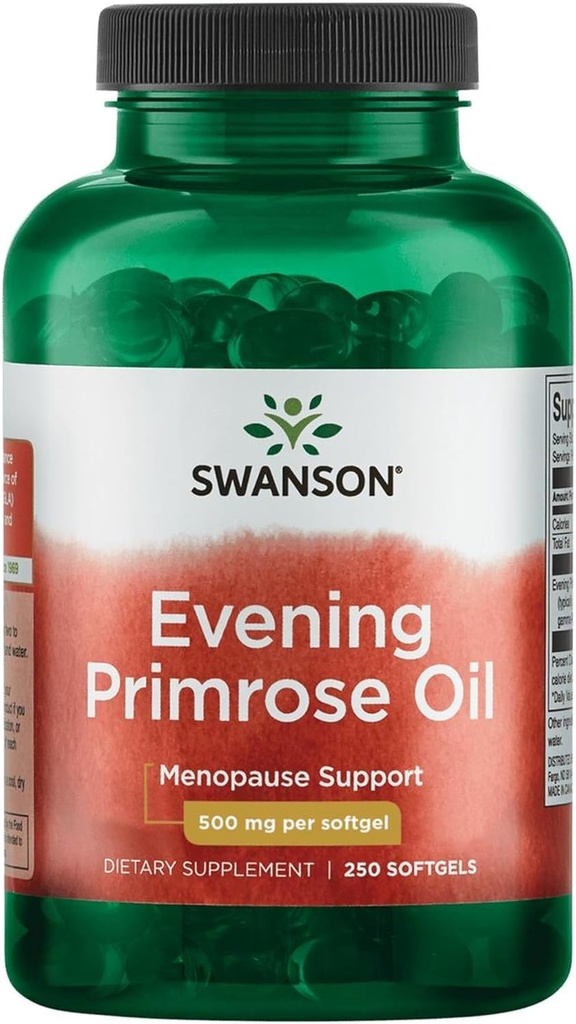 Swanson Aften Primrose Oil (Omegatru) 500 Milligram 250 Sgels