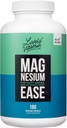 Lively Vitamin Co. Magnesium Ease - Chelated - Meget biotilgængelig - Spænding - Stress - Nerves - Immunfunktion - RLS - Gluten Dairy Soy Free - Non-GMO - 180 Vegankapsler
