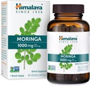 Himalaya Moringa - Herbal Superfood Antioxidants Supplement Support Wellness, Vitality, og oxiderende stress - Vegan, Non- GMO, Gluten Free, 1000 mg, 60 kapsler