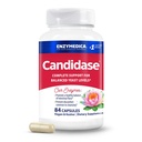 Enzymedica Candidase, Enzymes for Gentle Cleansing Support for Men & Women, Blended for Gut & Microbiome Health with Cellulase and Protease, 84 Count
