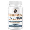 Boron supplement til mænd med Tongkat Ali - Vitamin D3, Zink picolinat 30mg, Longjack Tongkat Ali For mænd - Boron Citrate 10mg For mænds sundhed - Ikke GMO, Gluten Free, No Allergens - 30 Greve