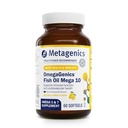 Metagenics OmegaGenics Mega 10 Omega Supplement- with Omega- 7, 330 mg EPA & 170 mg DHA for Heart Health * - Vedvarende syret & Ingen Fishy Eftersmag - Ikke-GMO & Gluten- Free - 60 Softgels
