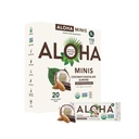 ALOHA Organic Plant Based Protein Bar Mineo 124; Coconut Chocolate Almond Munica 124; 20 Greve, 24g Bars Munika 124; Vegan, Lavsukker, Gluten Free, Paleo, Lavcarb, Non- GMO, Stevia Free, Soy Free, No Sugar Alcohols