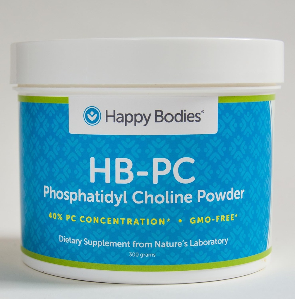 HB- PC Phosphatidyl Choline- 40%, 300 g, GMO- GRATIS Powder (HBPC) Happy Bodies