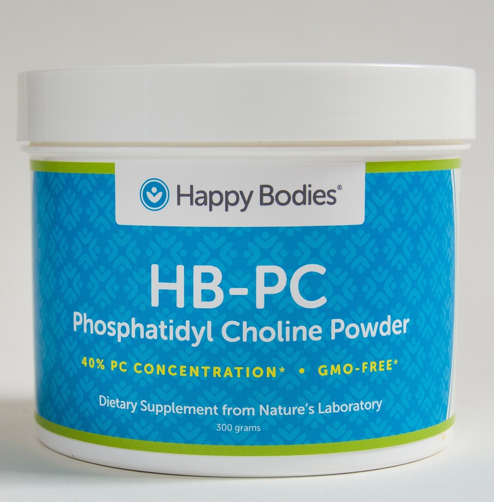 HB- PC Phosphatidyl Choline- 40%, 300 g, GMO- GRATIS Powder (HBPC) Happy Bodies