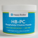 HB- PC Phosphatidyl Choline- 40%, 300 g, GMO- GRATIS Powder (HBPC) Happy Bodies