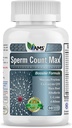 America Medic & Science Sperm Count Max (60 kapsler) # 124; Mand Fertilitet Supplement # 124; Udvikler Sperm Count og Reproduktiv Sundhed # 124; Prenatal Vitamin til mænd # 124; med zink, CoQ10, vitamin C, B2, og B12