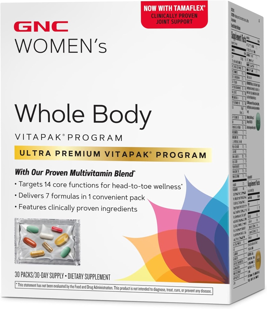GNC Women 's Whole Body Vitapak Program