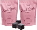 Beet Root Gummies med Cherry Flavor, Beet Chewables med Tilføjet Grape Seed Extract - Natural Color & Flavor - Rødbeder Chews til træning, Sundhed og Wellness Gummies (120ct)