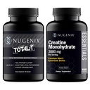 Nugenix Essentials Creatinine Monohydrat og Total- T Testosteron Booster for mænd