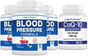 [BP Value Pack] Længdegrad Blodtryksformel 90 kapsler x 3 Flasker med 1 fri flaske CoQ10 [30 kapsler]