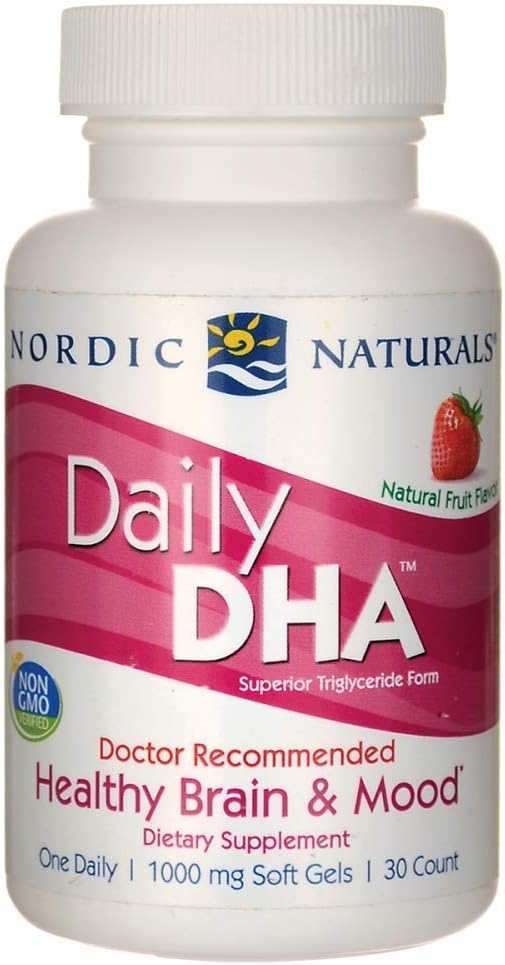 Nordiske Naturals - Daily DHA, Sund Hjerne og Mood Support, 30 Soft Gels