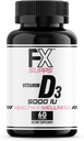 FXSUPPS D3 5000 IE (1 pakke, 60 nemme at synke softels)