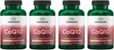 Swanson CoQ10 Kardiovaskulær Brain Energy and Heart Health Antioxidant Support 200 mg 90 Kapsler (4 Pack)