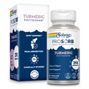 SOLARAY ProSorb Gurkemeje Supplement Phytosome 500 mg - 29X Høj Absorption Gurkemeje supplement til fælles sundhedsstøtte - Easy- to- Digest Curcumin, Vegan, 60- Day Garanti, 30 Serv, 30 VegCaps