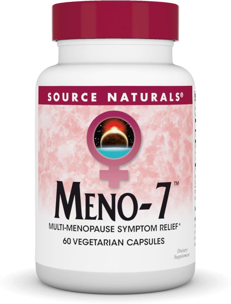 Kilde Naturals Meno7, Multi- Menopause Symptomer Relief * - 60 Vegetariske kapsler