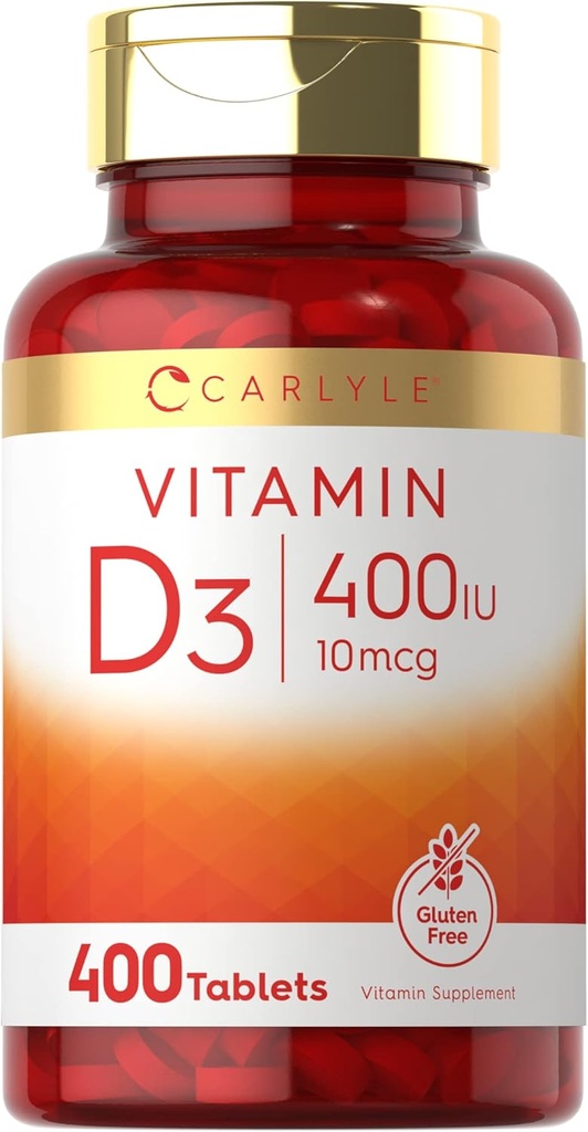 Carlyle Vitamin D3 400iu (10mcg)