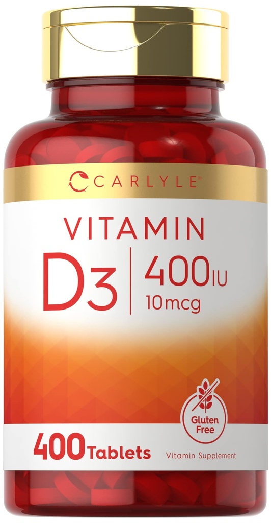 Carlyle Vitamin D3 400iu (10mcg)