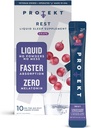PROTEKT GABA L Theanin Supplement # 124; Melatoninfri sovestøtte til voksne # 124; Valerian Root for Night Support & Restful Sleep # 124; GABA Calm Liquid Drink Mix for voksne # 124; Grape, pakke med 10