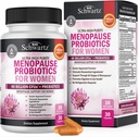 Menopause Kosttilskud til kvinder - 40 milliarder CFU Menopause Probiotika til kvinder - Støtte til Hot Flashs Night Sweats Mood Swings and Balance - Non-GMO, 30 Easy- Swallow Capsules, 30 Servere