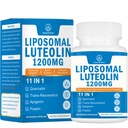 1200MG Liposomal Luteolin Supplement - Maksimal Absorption, Antioxidant Boost til hjernen 60 kapsler
